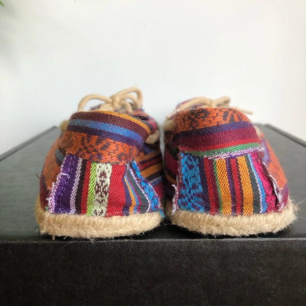 Nine West Aztec Espadrille Flats 8.5